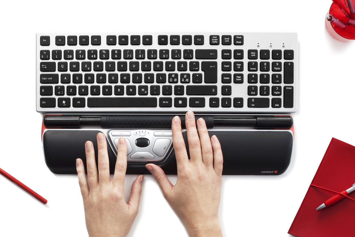 Rollermouse RED ergonomische Tastatur Computer